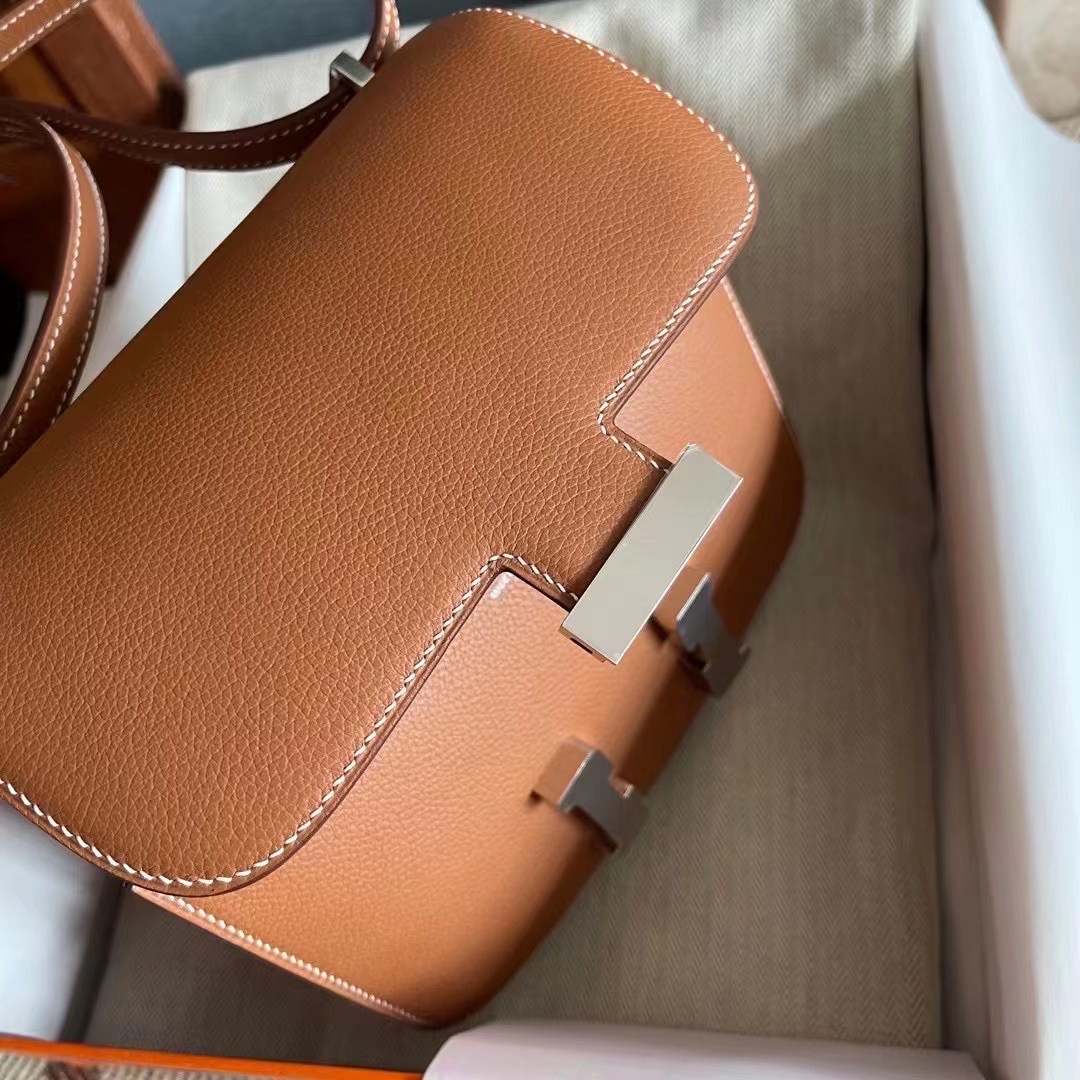 Canada HM Constance 18 Evercolor calfskin CK37 gold 金棕色