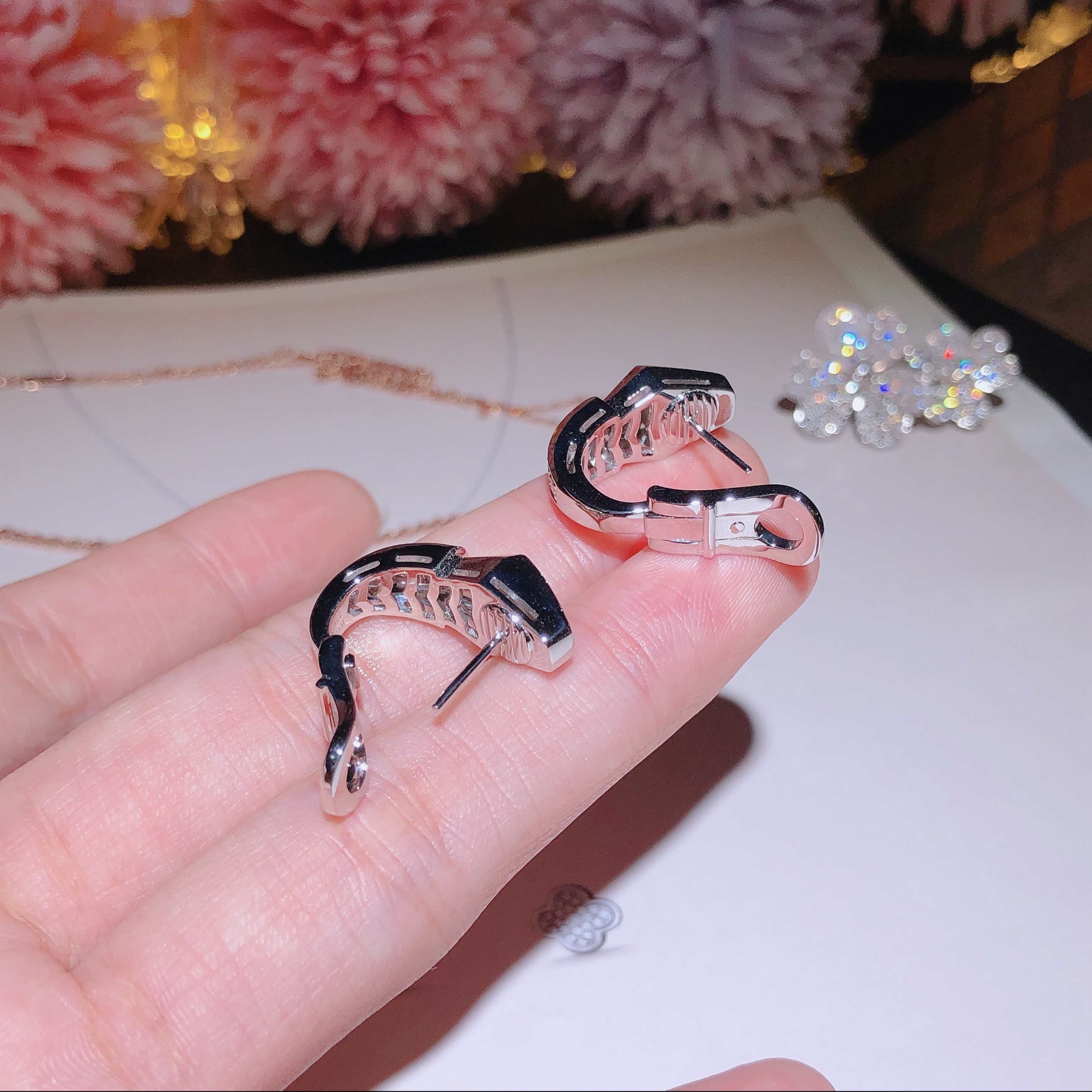 BVLGARI SERPENTI VIPER EARRINGS with diamond