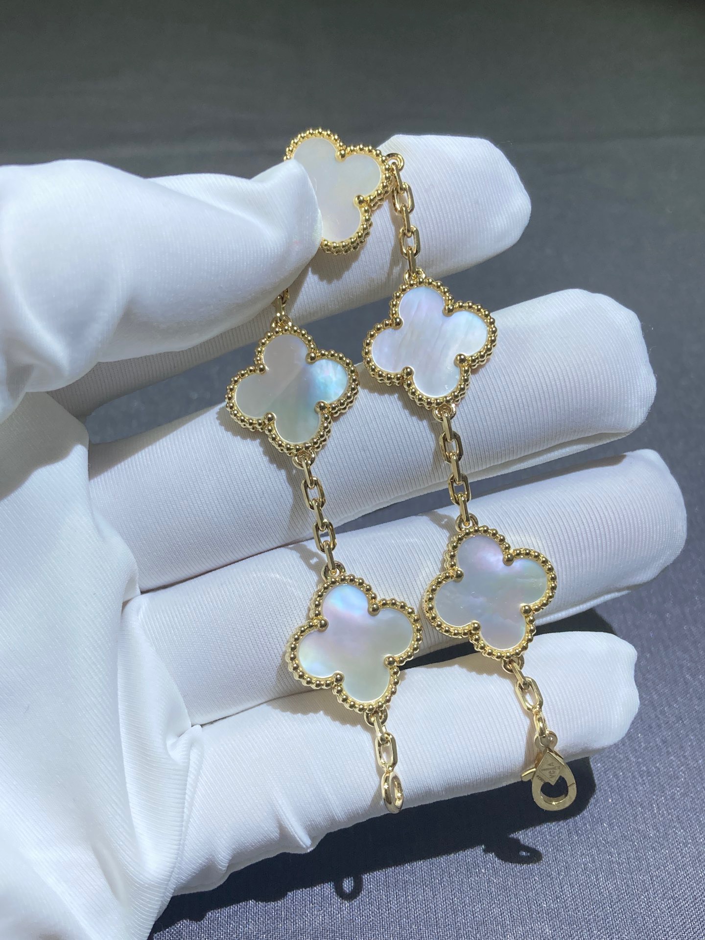 Korean Shopping VCA Vintage Alhambra bracelet 5 motifs