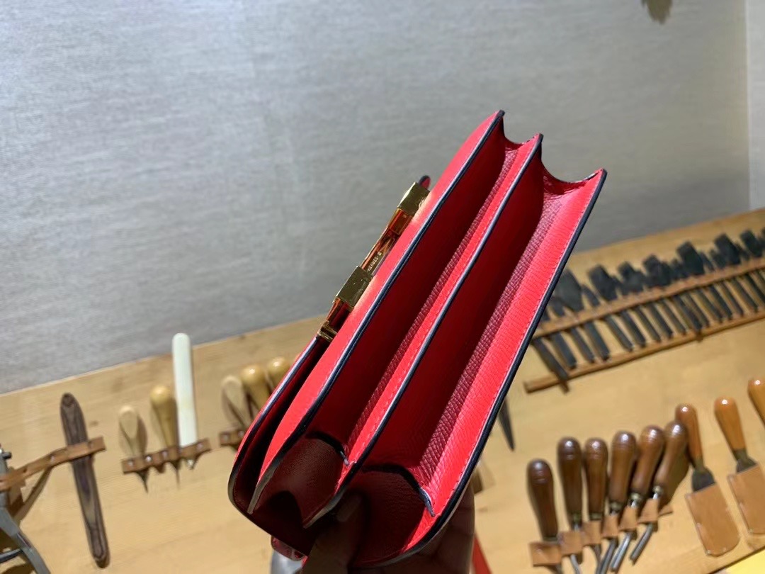 VIP一级品 constance 19cm EP rouge casaque q5国旗红 手工缝制 臻品鉴赏