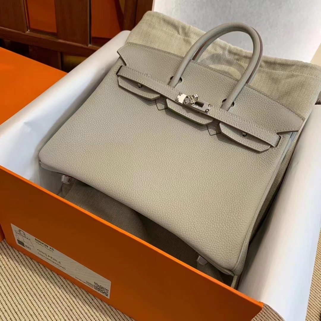 United Arab Emirates HM BK 25 Togo 80 Gris Perle 珍珠灰 PHW