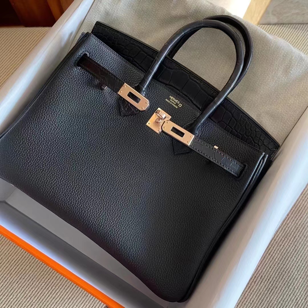 Qatar Kuwait Hermès BK Touch Matte 25cm 89 Noir