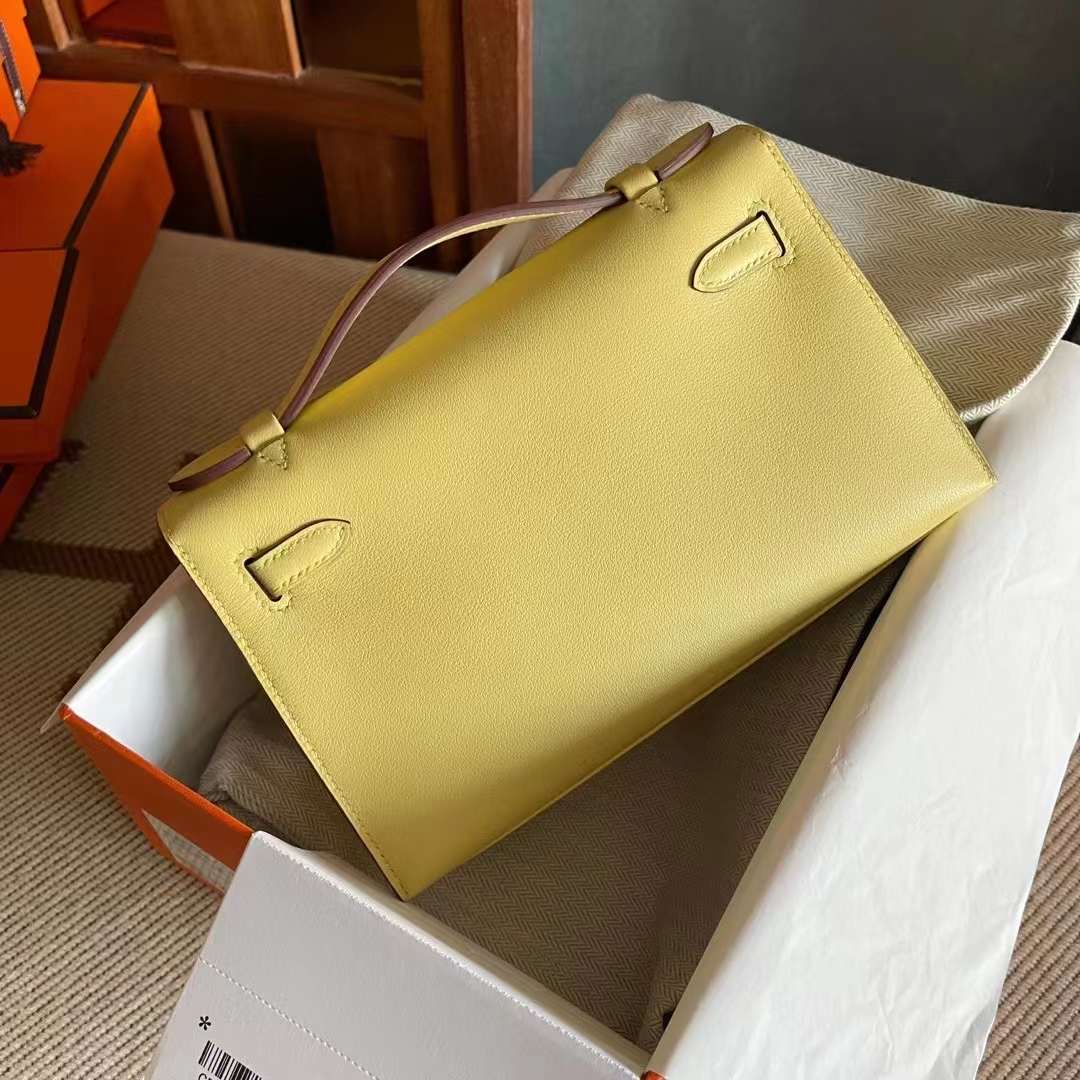 KL pochette swift 1Z小鸡黄  银