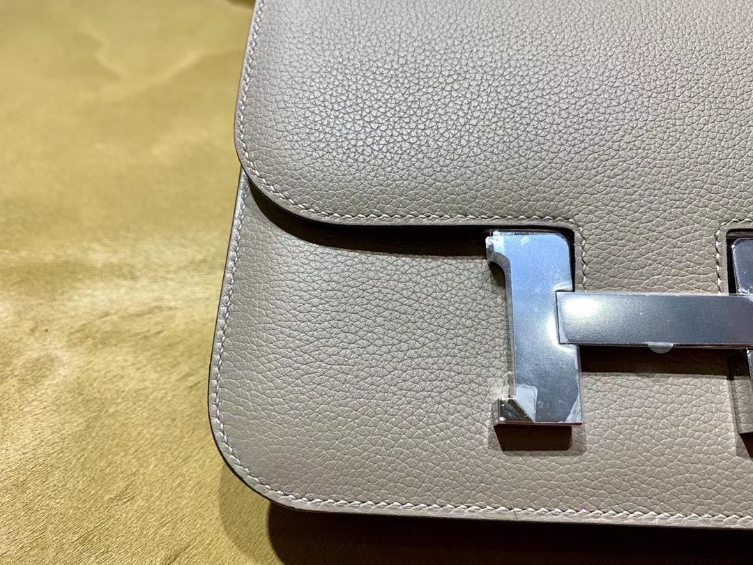 VIP一级品 constance 19cm  Everclor M8沥青灰/银扣 手工缝制