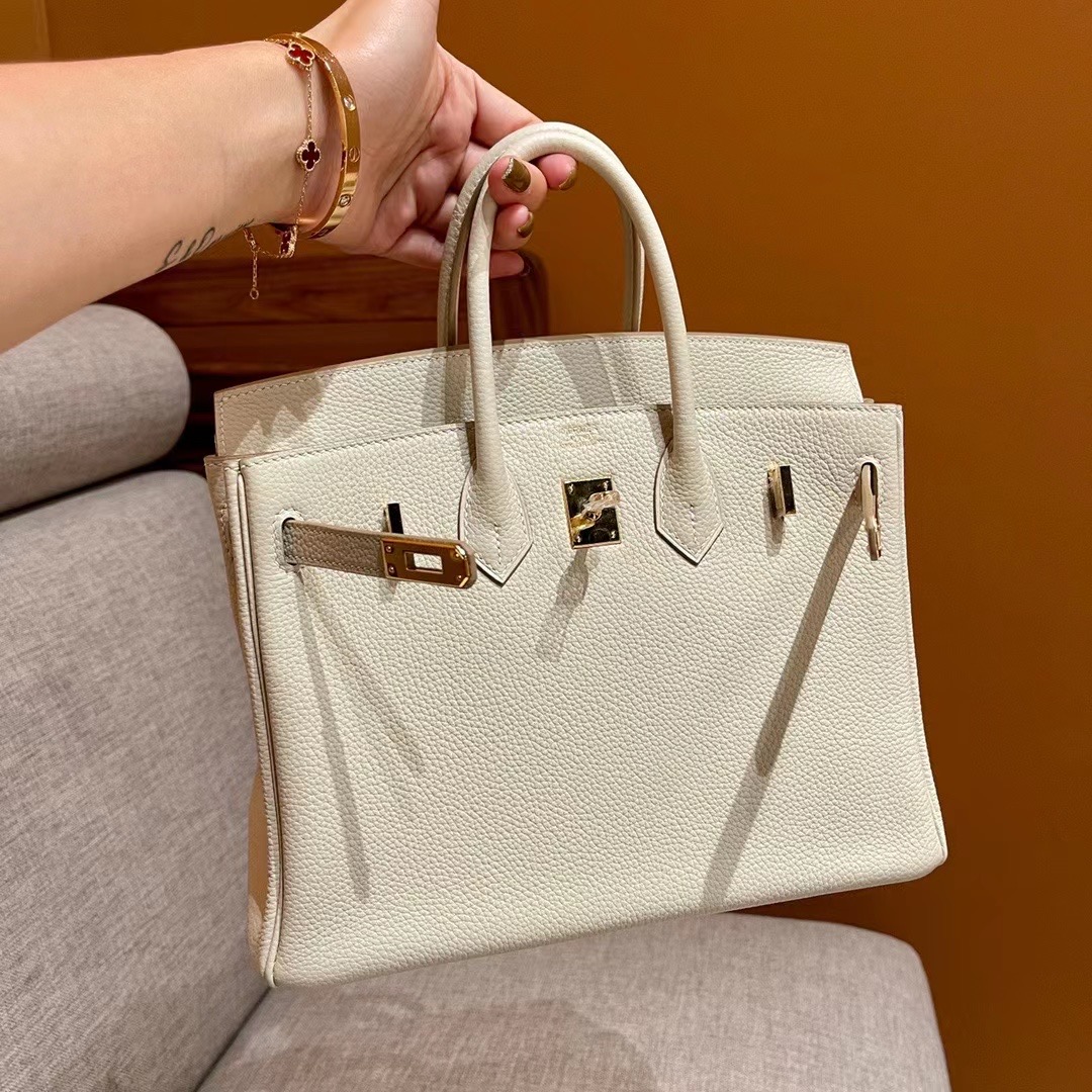 BK 25Togo ck10 奶昔白 金扣 craie ghw