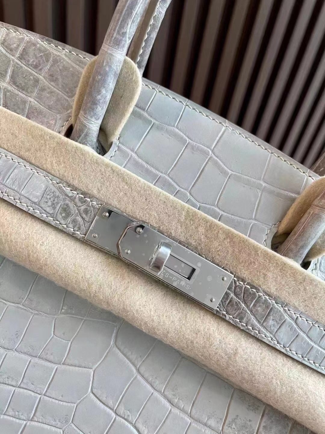 HONG KONG HERMES BIRKIN 30 8D gray Himalayan PHW, the pursuit of gray Himalaya