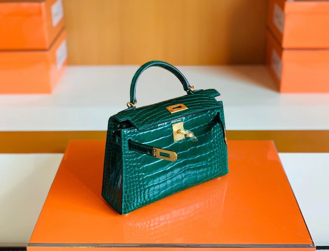 Hong Kong HM KL mini II 二代 6Q翡翠绿 emeraude 美洲鳄