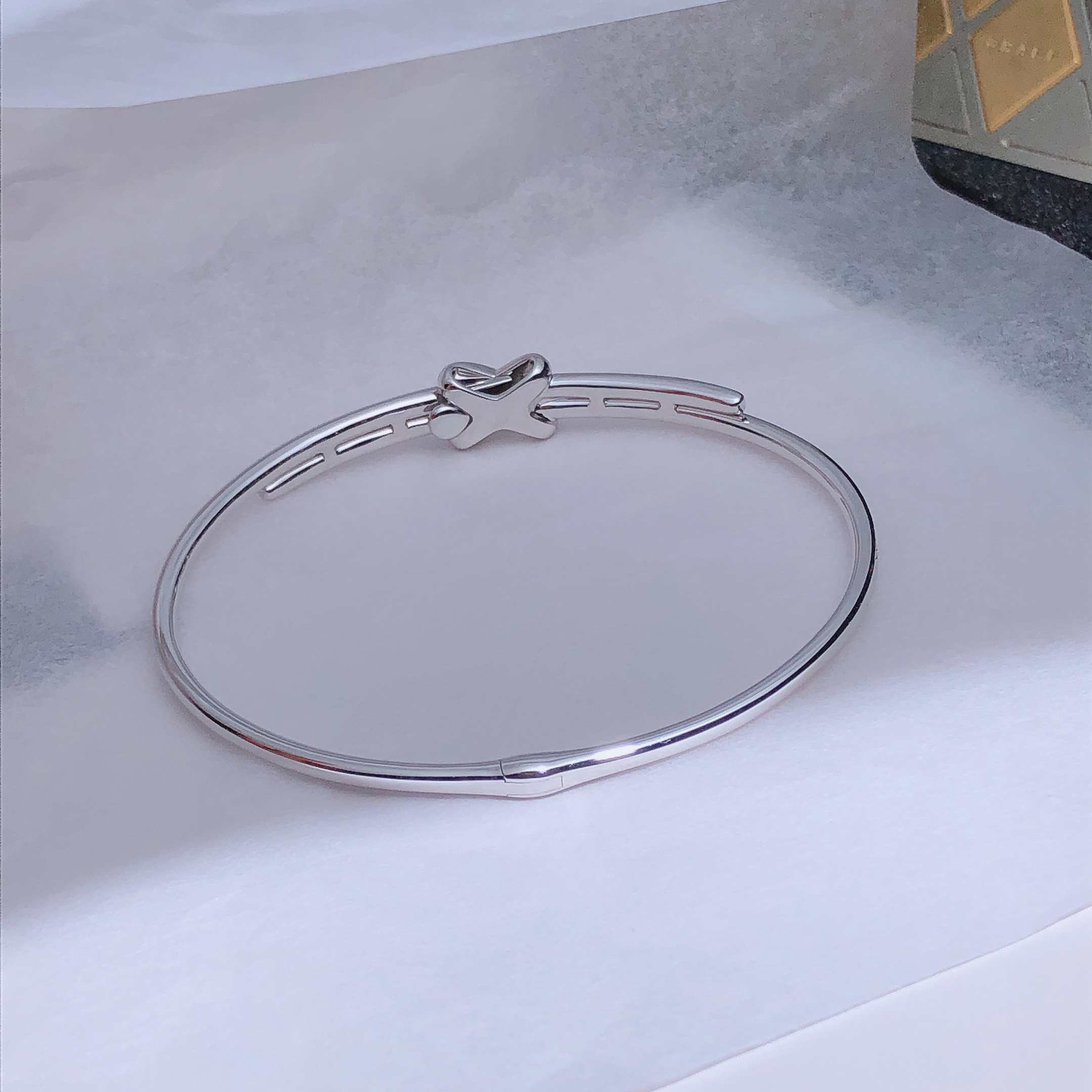 CHAUMET WHITE GOLD BRACELET WITH FULL DIAMONDS
