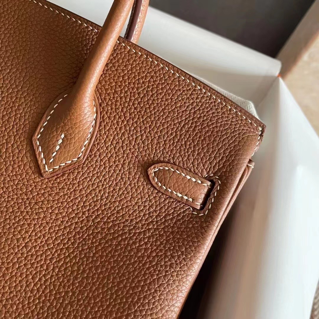Hong Kong HM BK 25cm Togo leather 37 Gold GHW