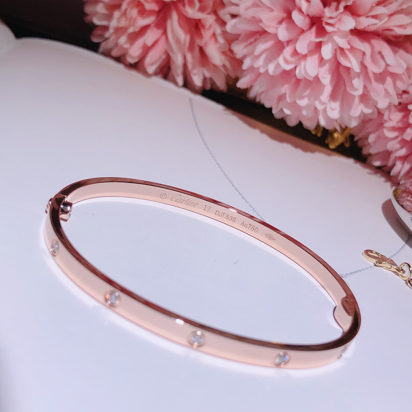LOVE BRACELET SMALL MODEL 10 DIAMONDS
