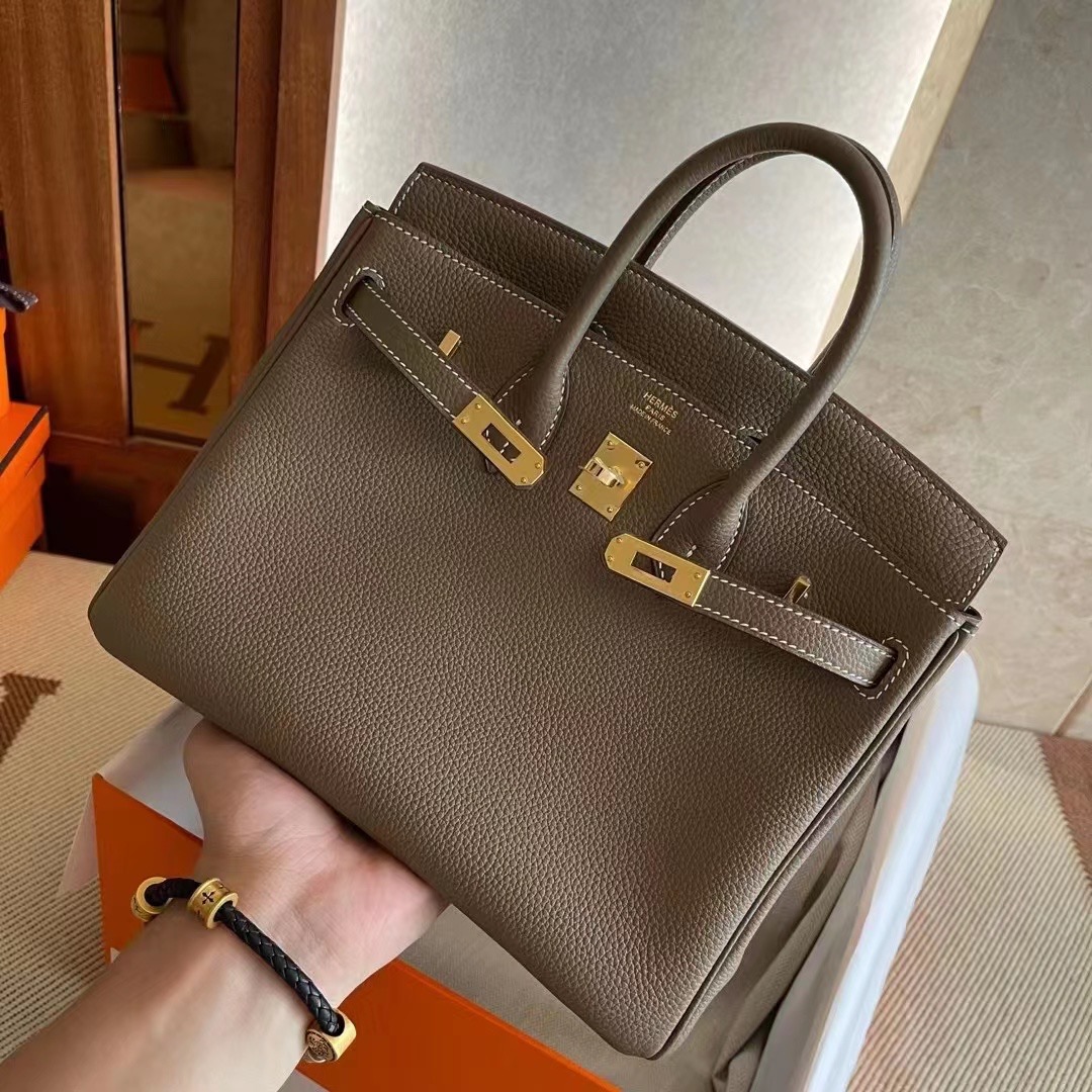 Canada HM BK 25cm Togo Leather 18 大象灰 Etoupe