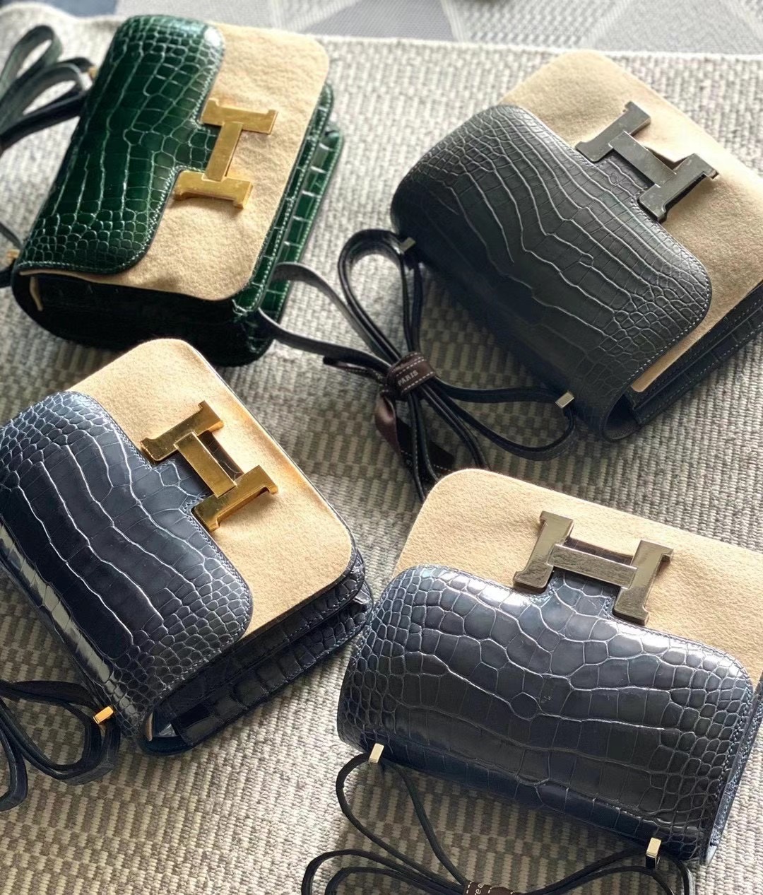 Custom HM Constance Crocodile Leather