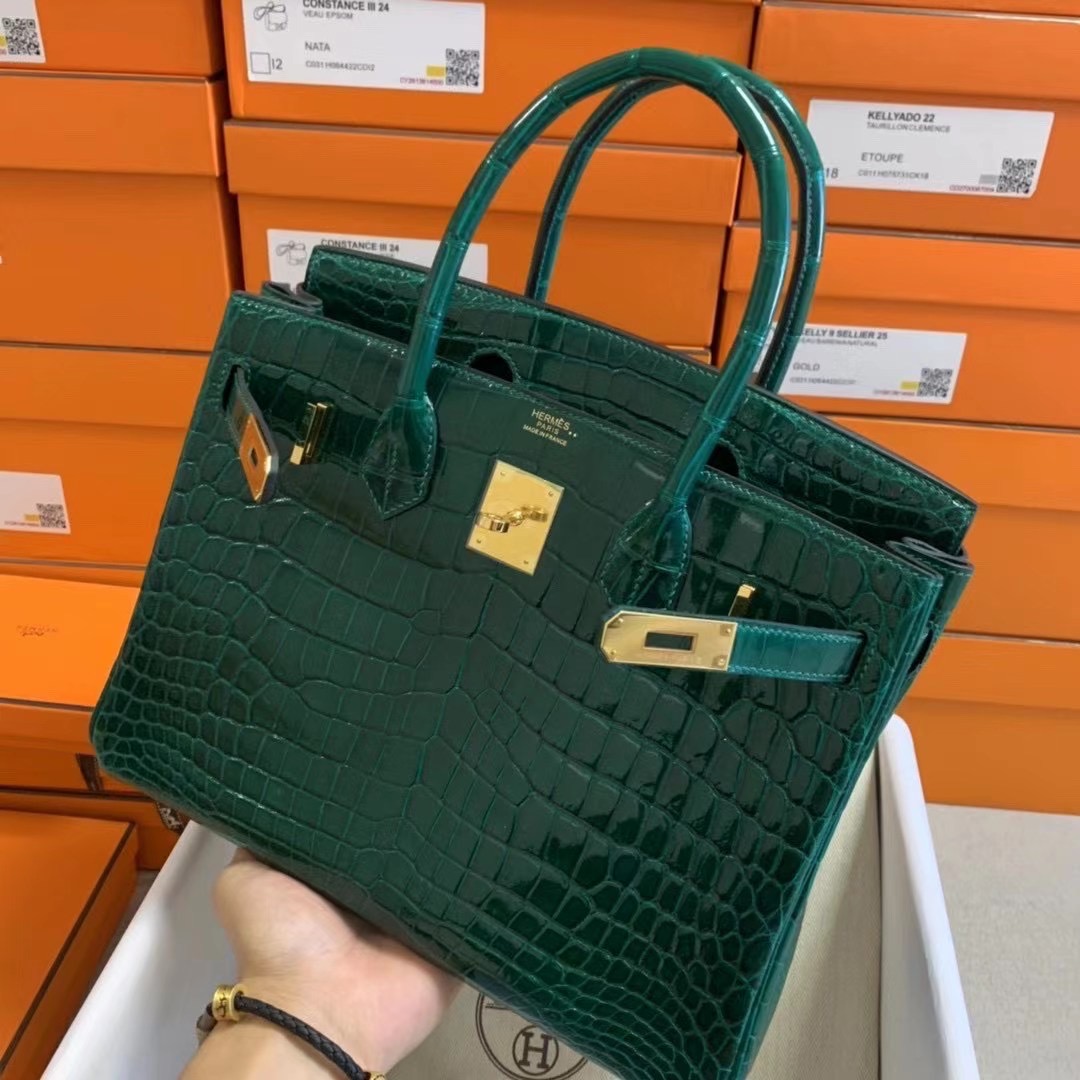 BK 30 Nile crocodile emerald green