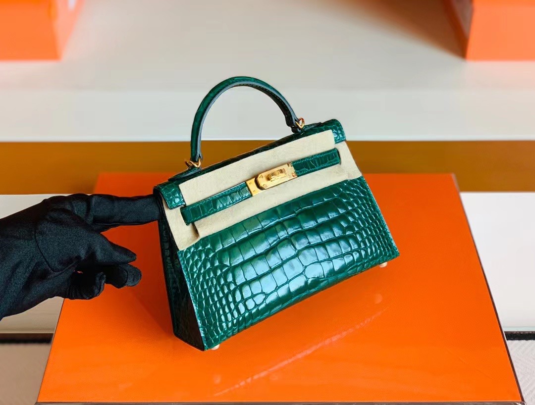 Hong Kong HM KL mini II 二代 6Q翡翠绿 emeraude 美洲鳄