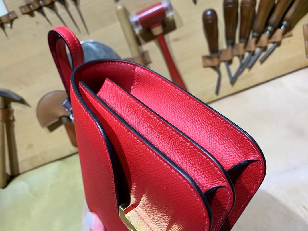 VIP一级品 constance 19cm EP rouge casaque q5国旗红 手工缝制 臻品鉴赏