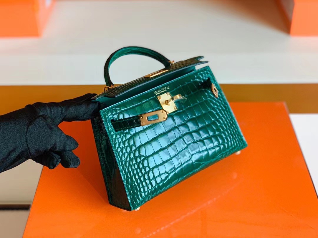 Hong Kong HM KL mini II 二代 6Q翡翠绿 emeraude 美洲鳄