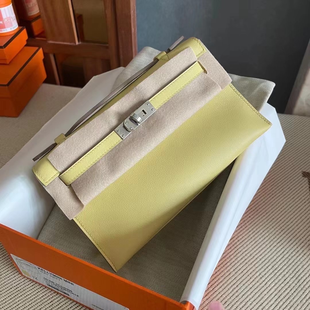 KL pochette swift 1Z小鸡黄  银