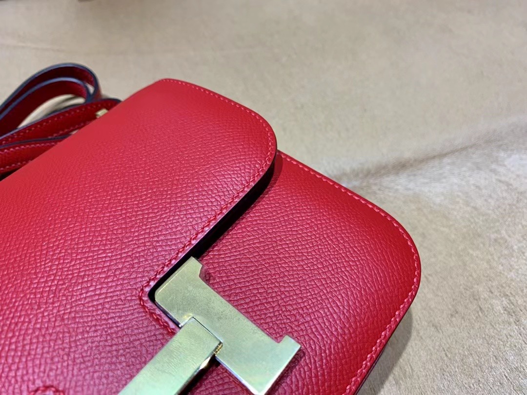 VIP一级品 constance 19cm EP rouge casaque q5国旗红 手工缝制 臻品鉴赏