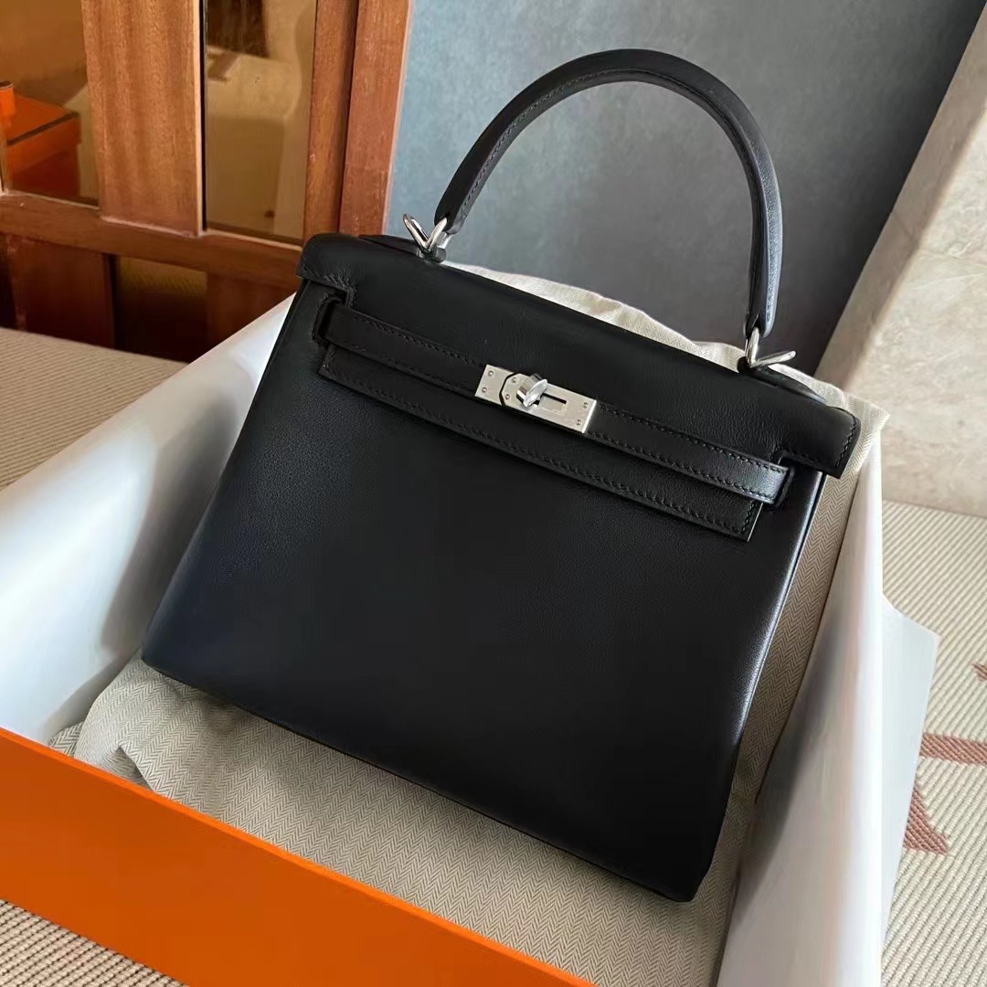 Australia HM KL 25cm Swift Leather CC 89 Noir 黑色