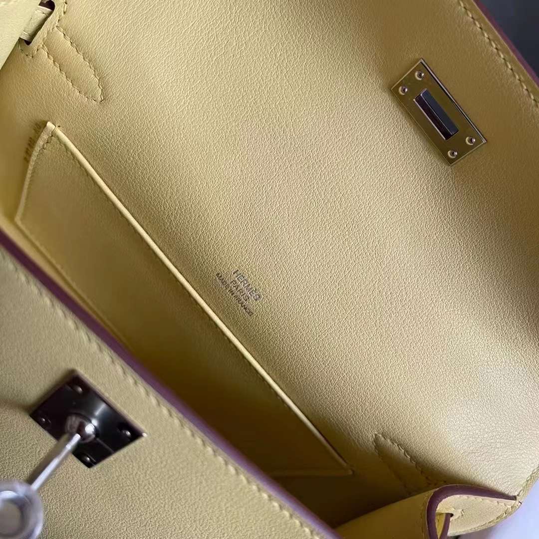 KL pochette swift 1Z小鸡黄  银