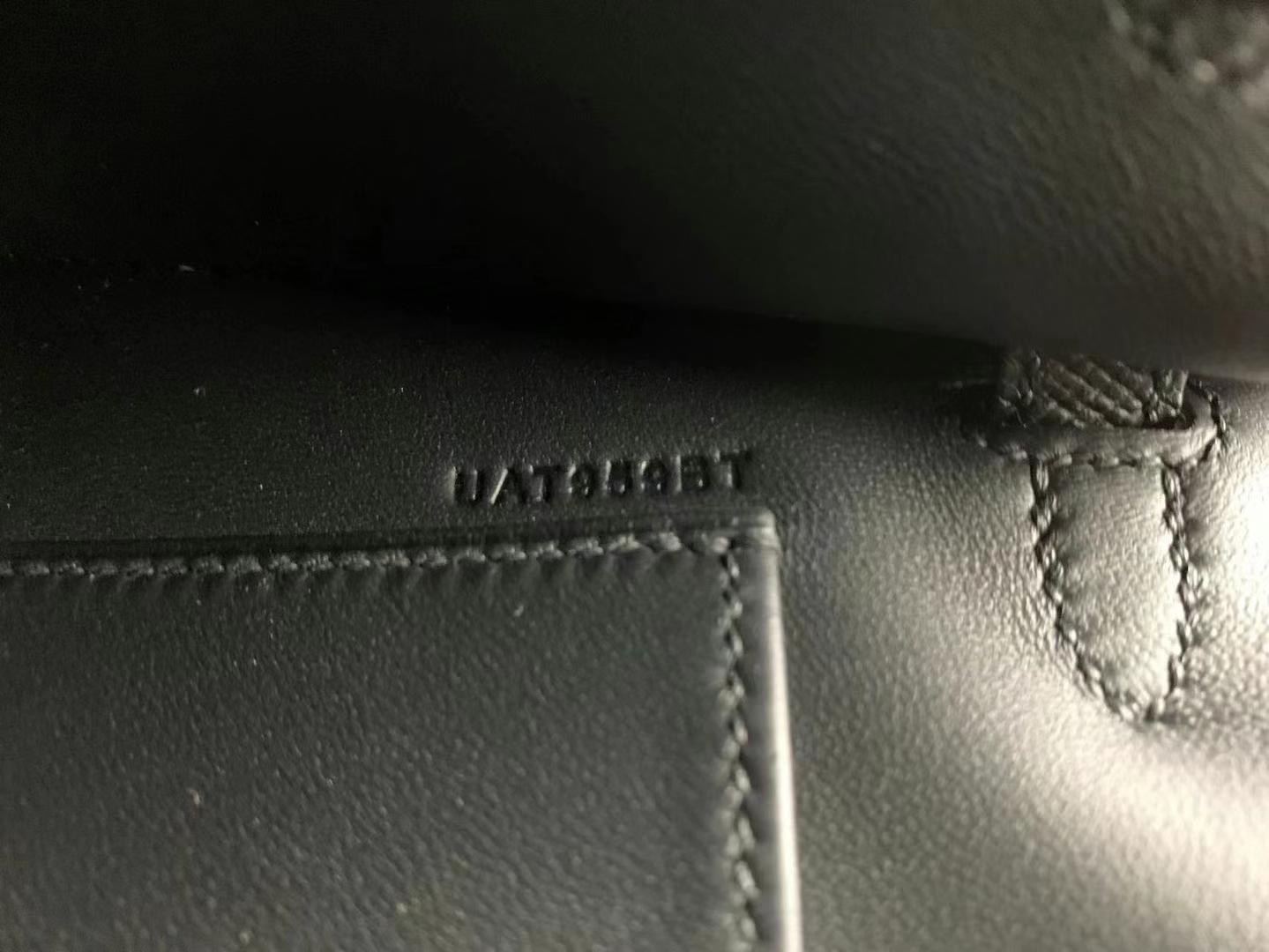 Qatar shop HM Mini KL 2 Epsom Leather 89 Noir