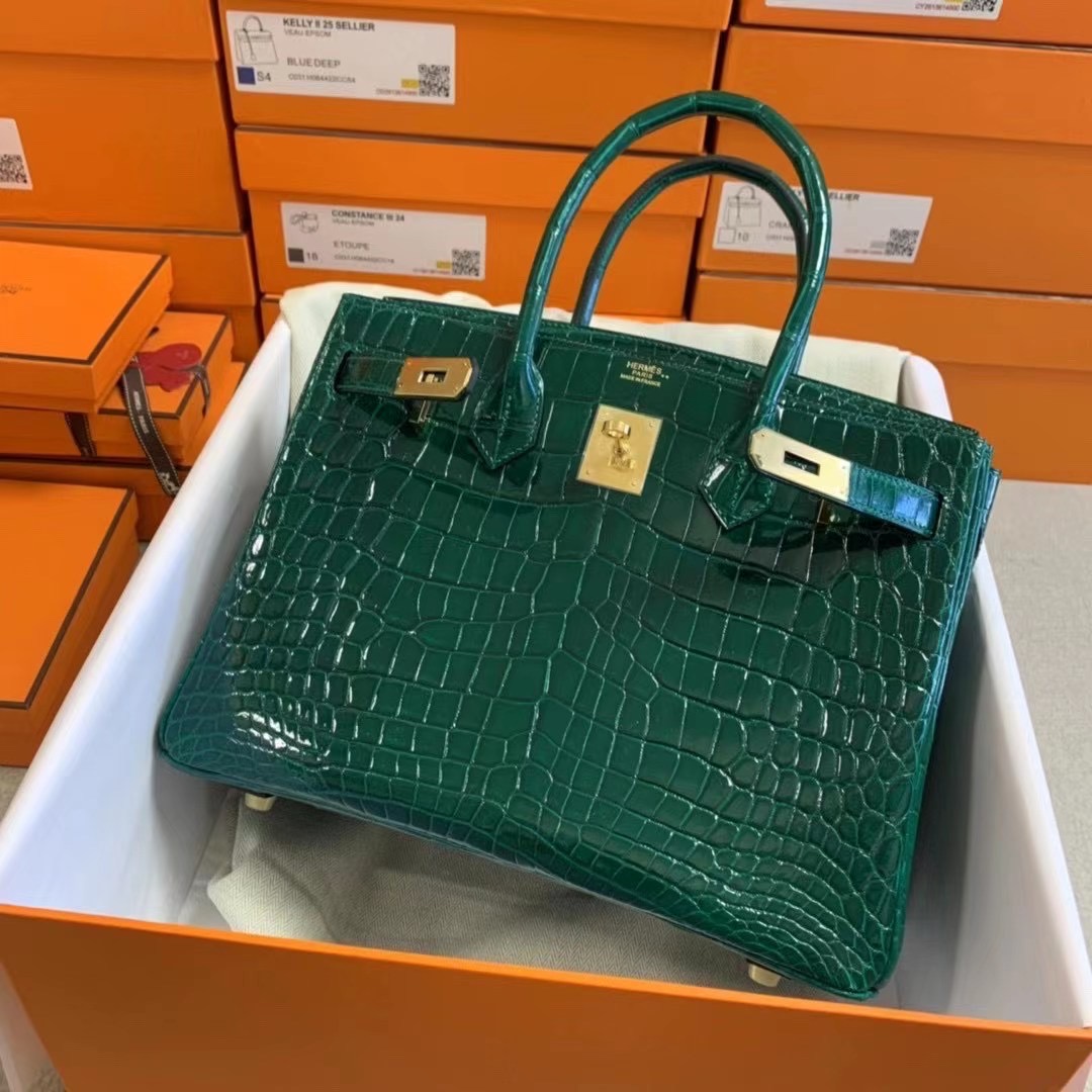 BK 30 Nile crocodile emerald green
