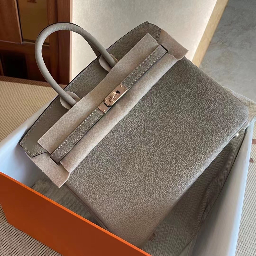 San Francisco USA HM BK 25cm Togo CK81 Gris Tourterelle 斑鸠灰 Rose Gold Hardware 玫瑰金扣 RGHW