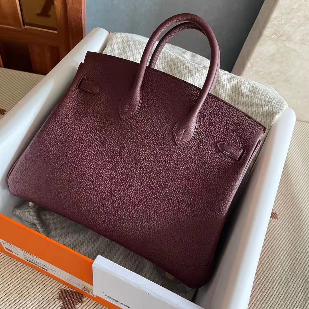Boston USA HM BK 25cm Togo CC57 波尔多酒红 Bordeaux