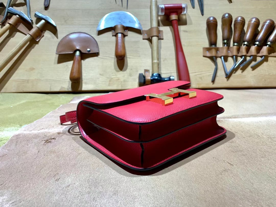 VIP一级品 constance 19cm EP rouge casaque q5国旗红 手工缝制 臻品鉴赏