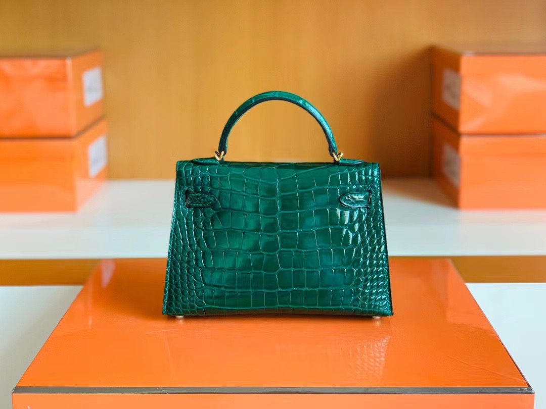 Hong Kong HM KL mini II 二代 6Q翡翠绿 emeraude 美洲鳄