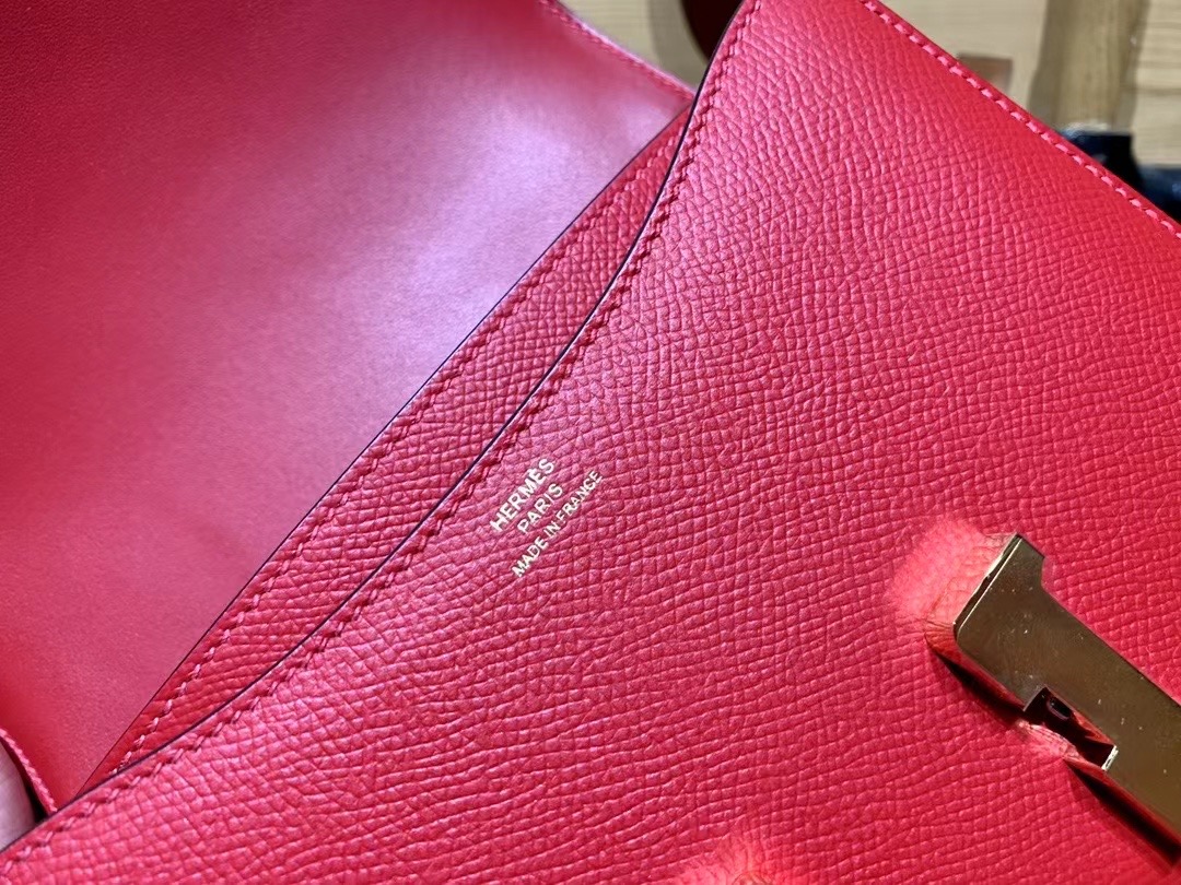 VIP一级品 constance 19cm EP rouge casaque q5国旗红 手工缝制 臻品鉴赏