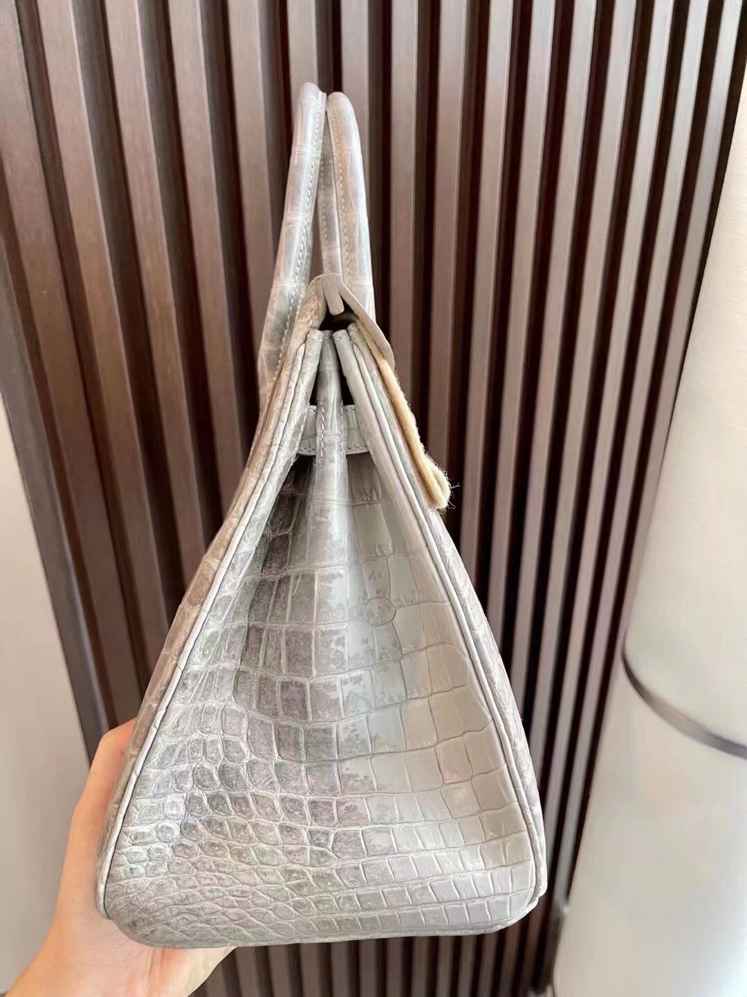 HONG KONG HERMES BIRKIN 30 8D gray Himalayan PHW, the pursuit of gray Himalaya