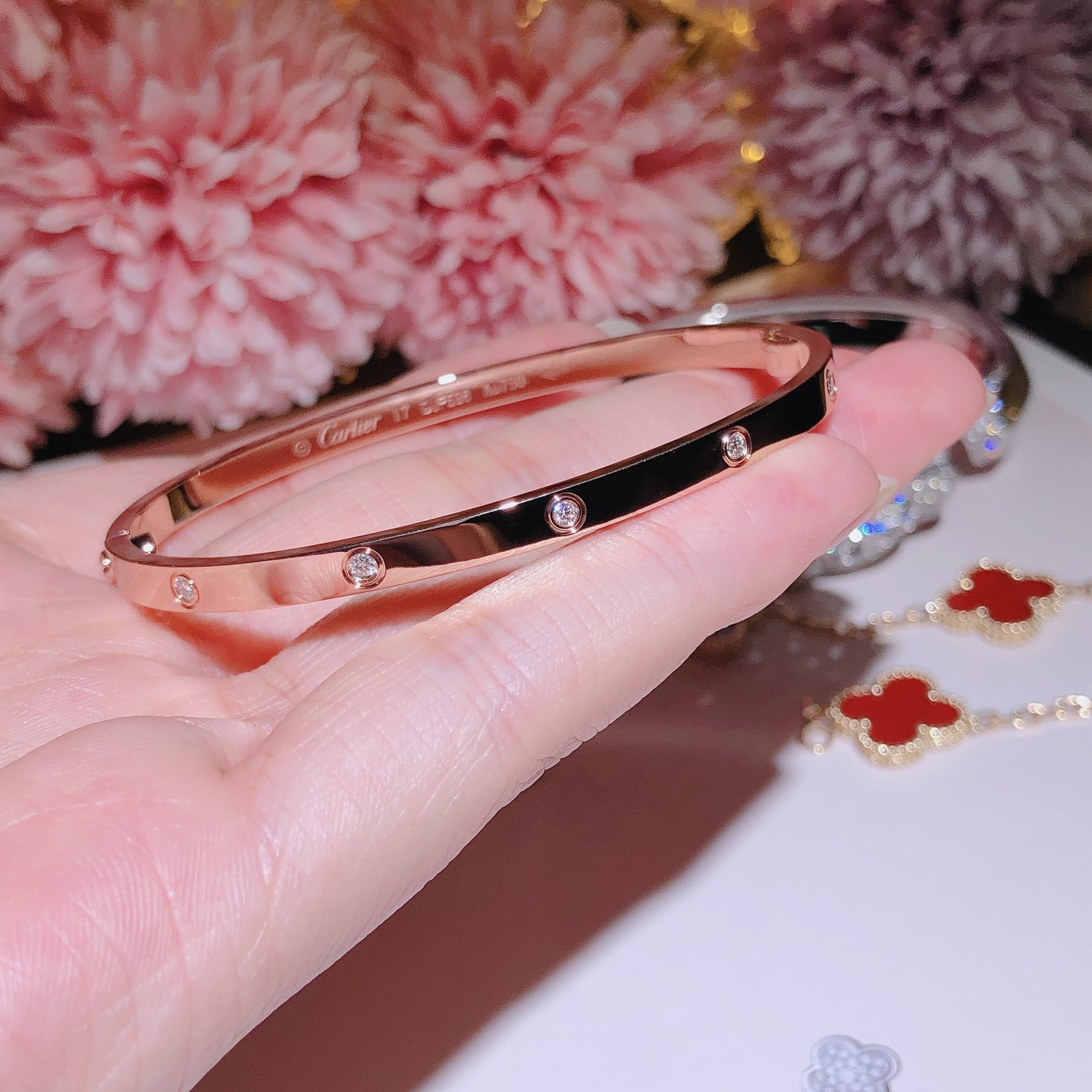 LOVE BRACELET SMALL MODEL 10 DIAMONDS