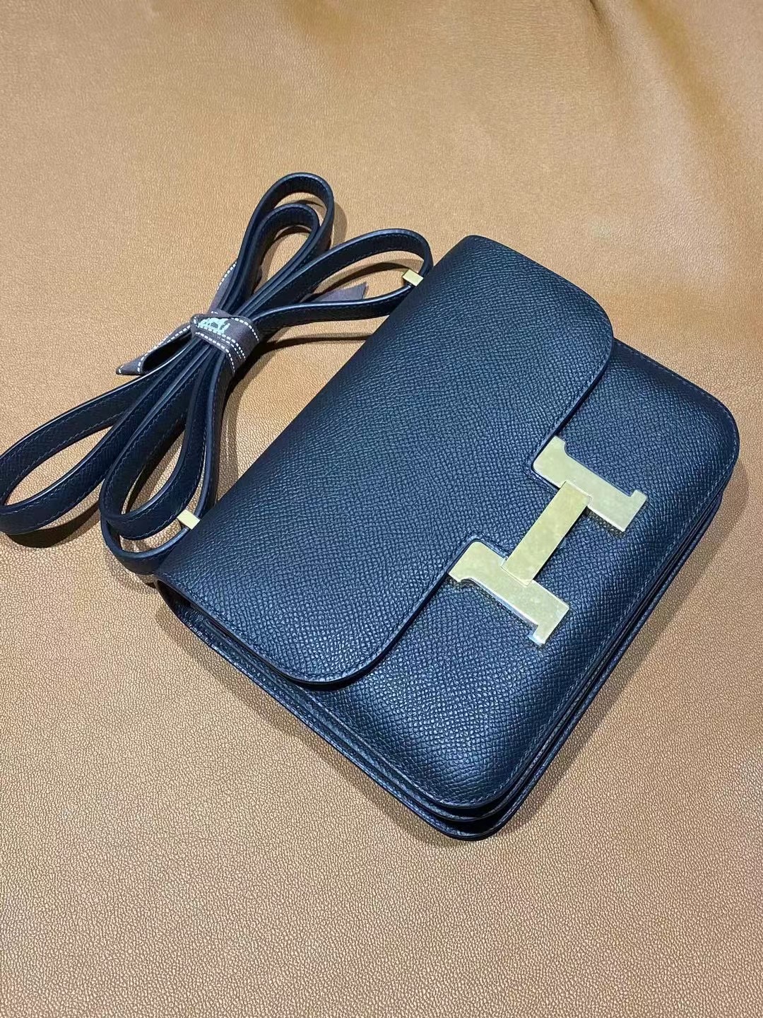 康康方胖子18cm 黑色 epsom皮 金扣，正品品相，一看图片又有感觉。现货