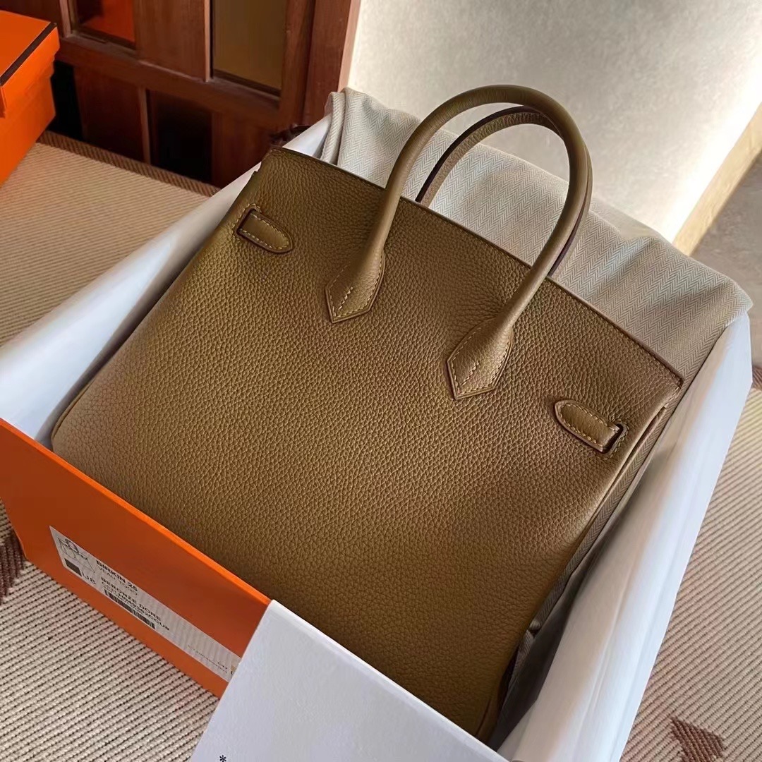 Qatar HM BK 25cm Handbag Togo U8 Bronze 金铜色
