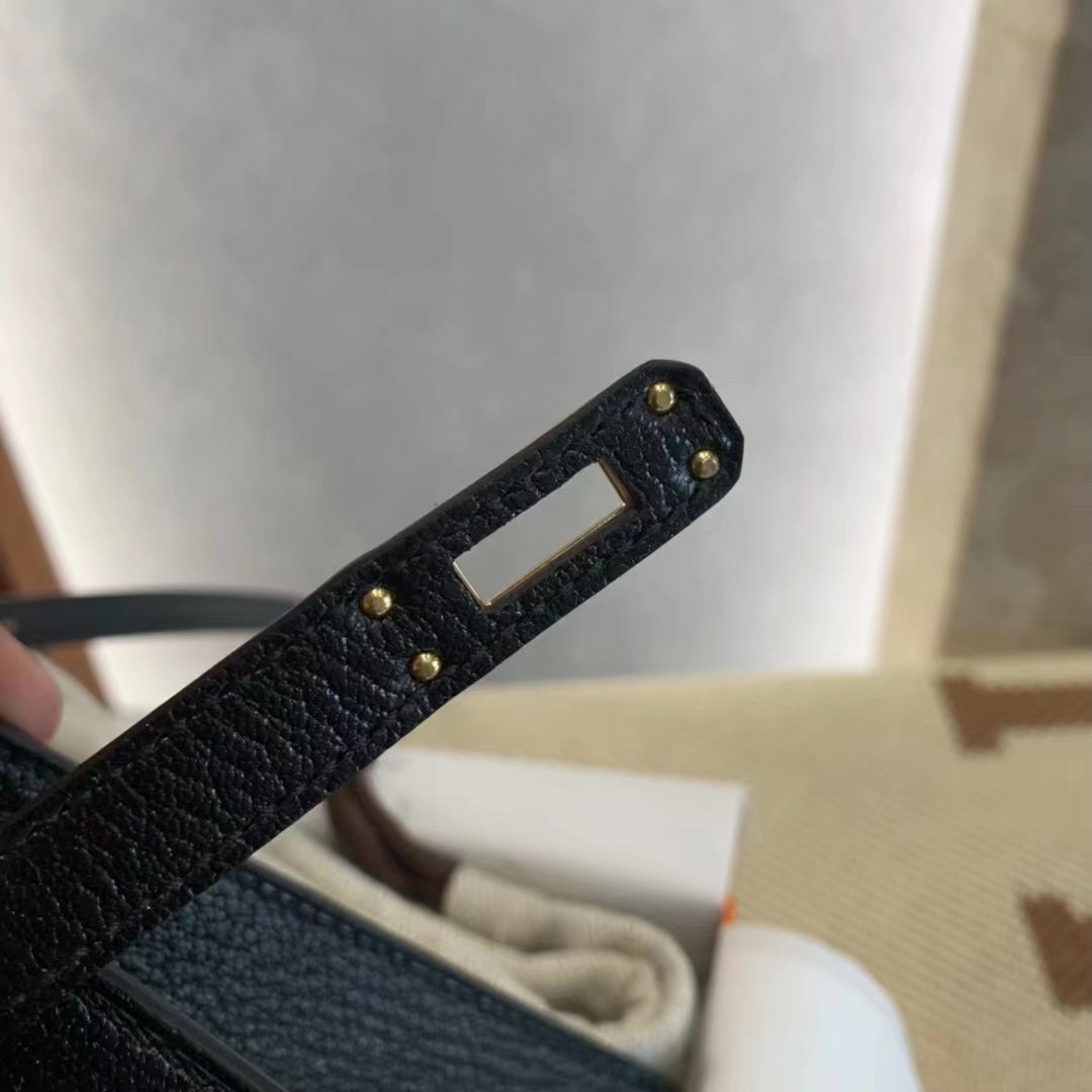 Dubai Expo HM New KL Mini Noir Color Leather Chevre
