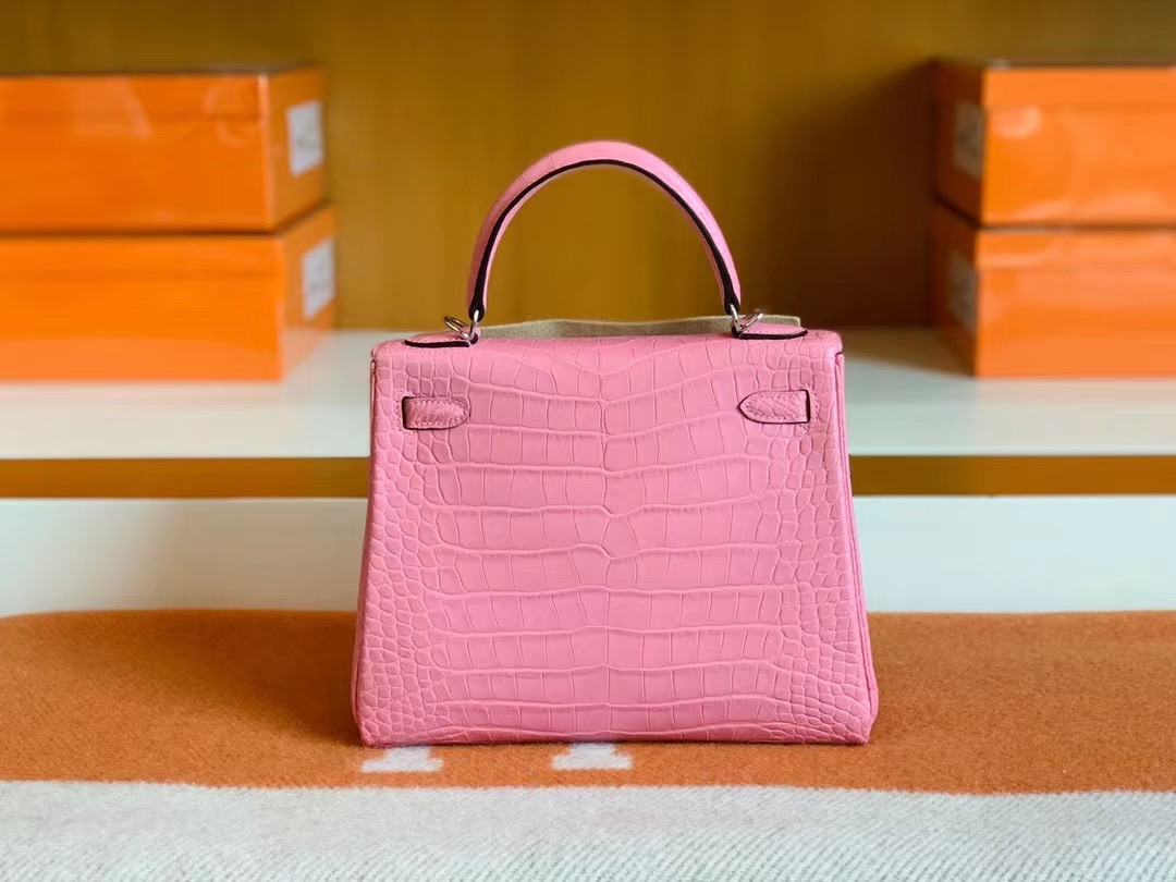 Saudi Arabia Dammam HM KL 25 Crocodile, KL Pochette lizard 5P Pink 樱花粉