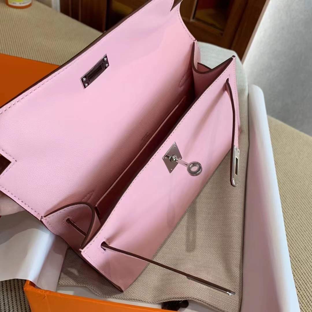 KL pochette swift 3Q粉  银