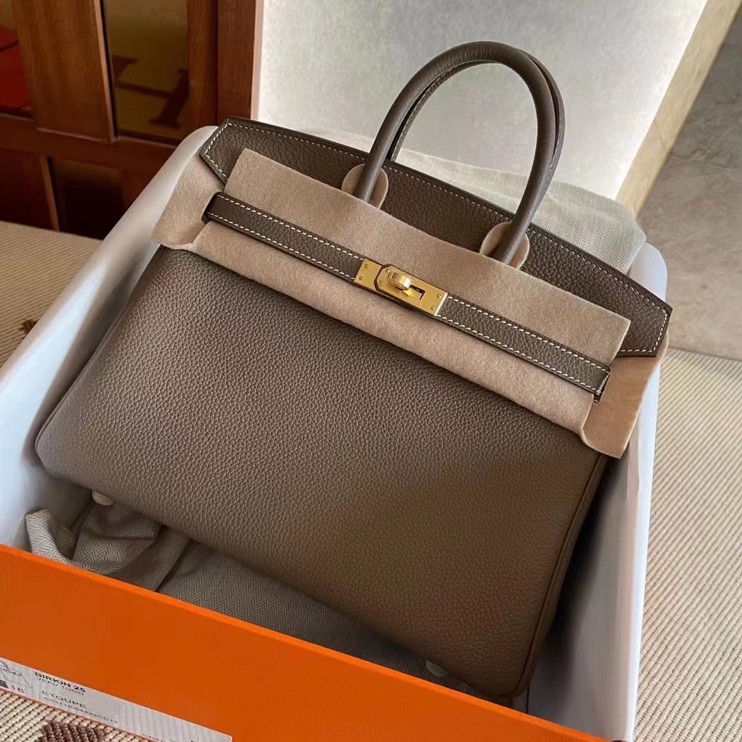 Canada HM BK 25cm Togo Leather 18 大象灰 Etoupe