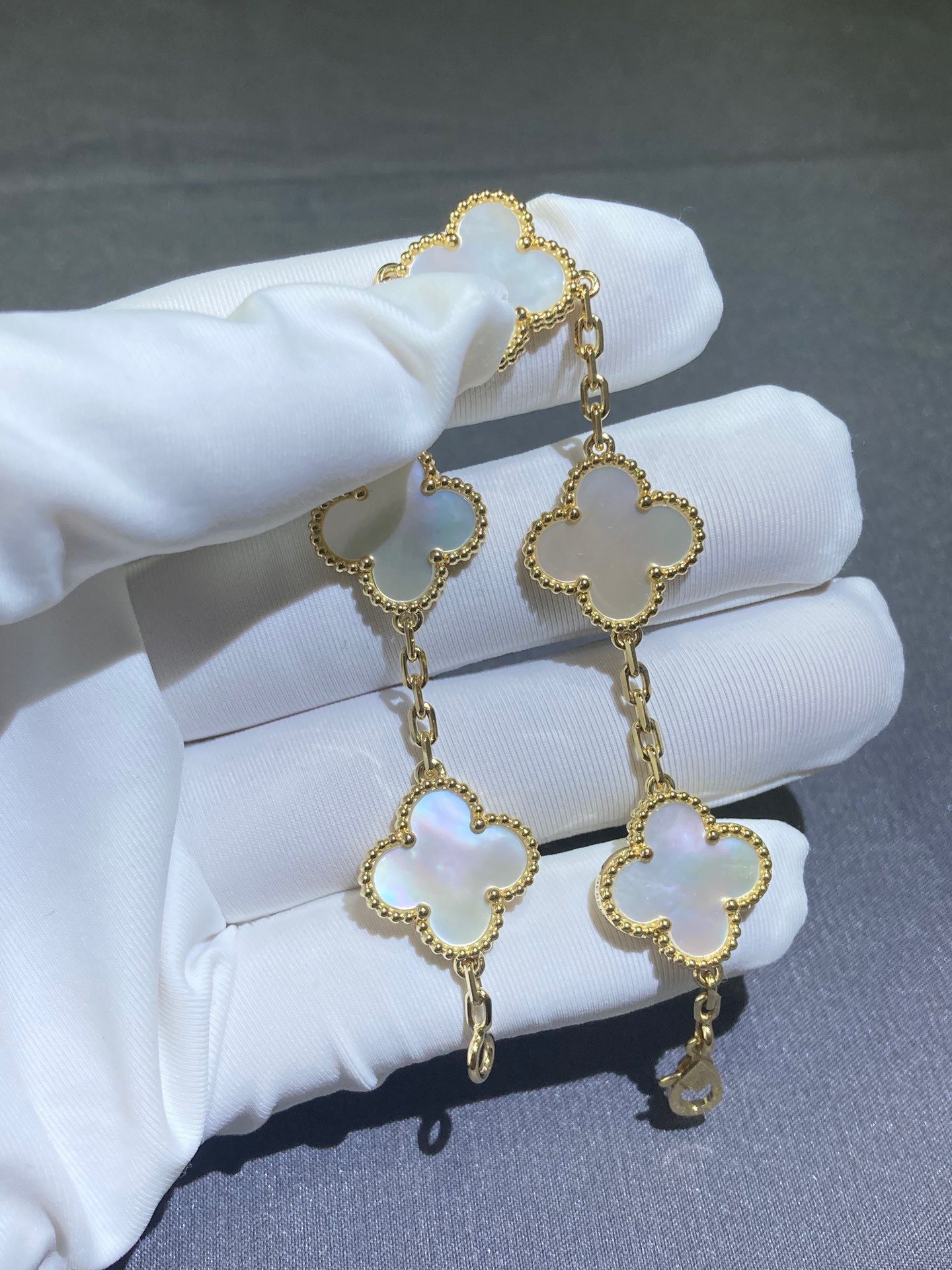 Korean Shopping VCA Vintage Alhambra bracelet 5 motifs