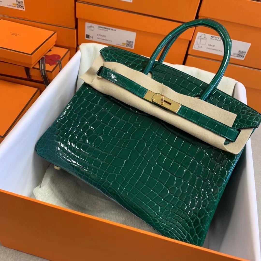 BK 30 Nile crocodile emerald green