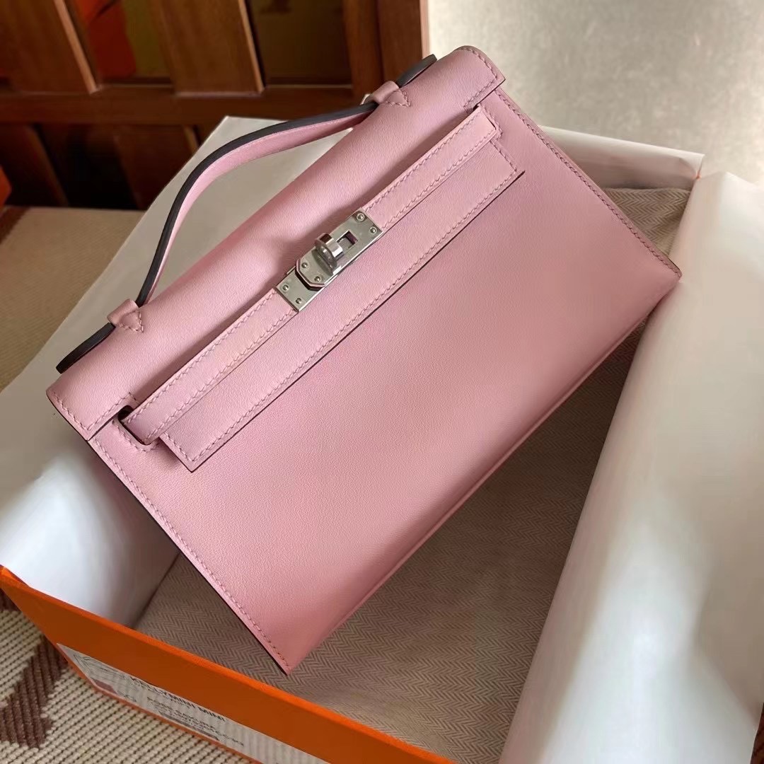 KL pochette swift 3Q粉  银