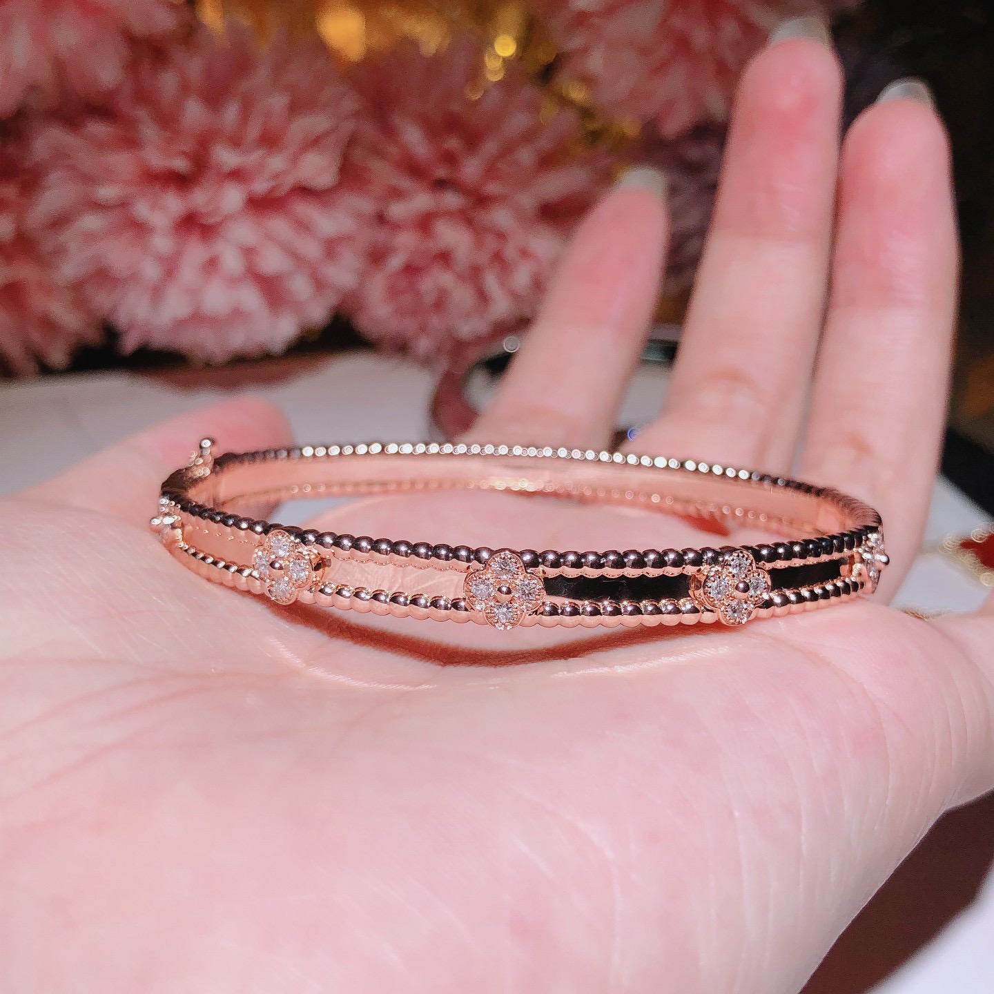 Perlée sweet clovers bracelet extra small model