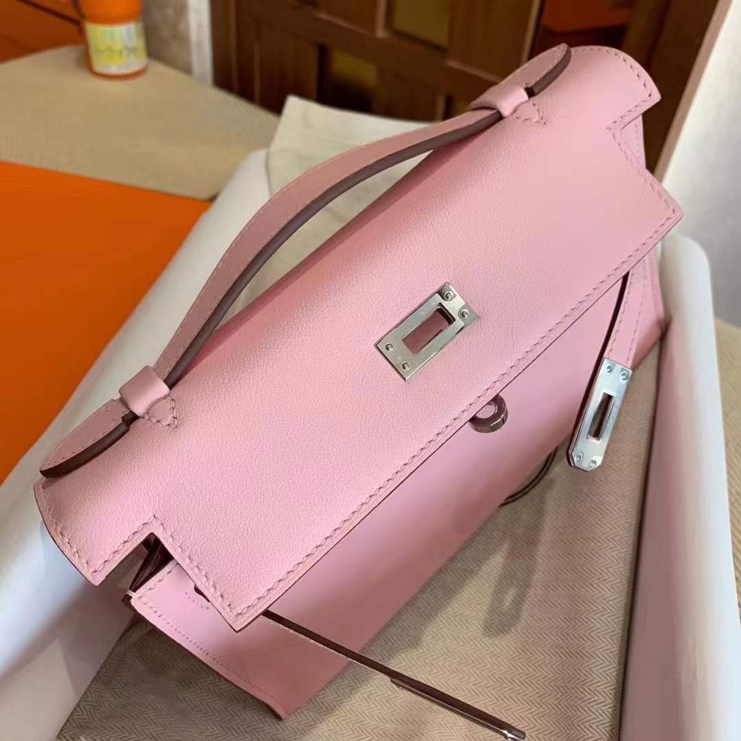 KL pochette swift 3Q粉  银