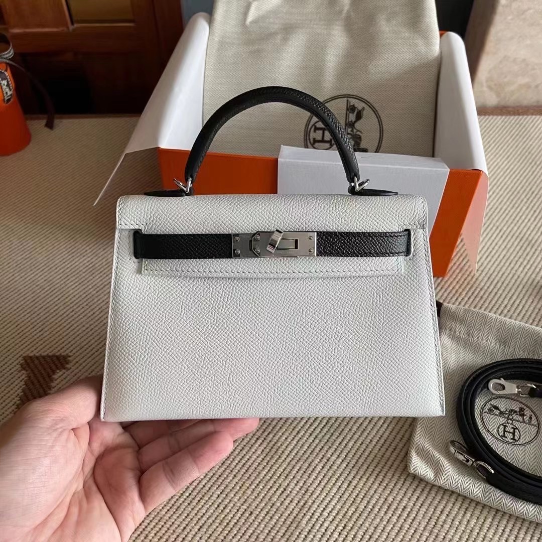 Hong Kong Factory HM KL Mini 2 HSS 01 Blanc 89 NoirEpsom
