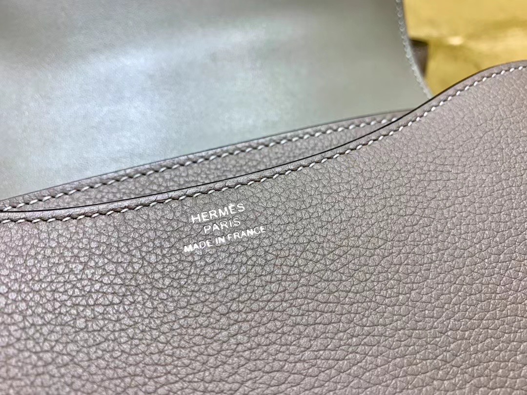 VIP一级品 constance 19cm  Everclor M8沥青灰/银扣 手工缝制