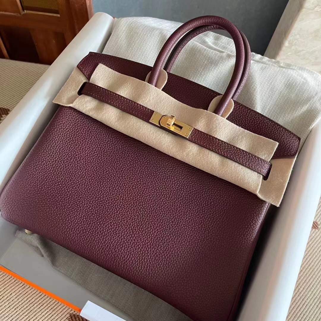 Boston USA HM BK 25cm Togo CC57 波尔多酒红 Bordeaux