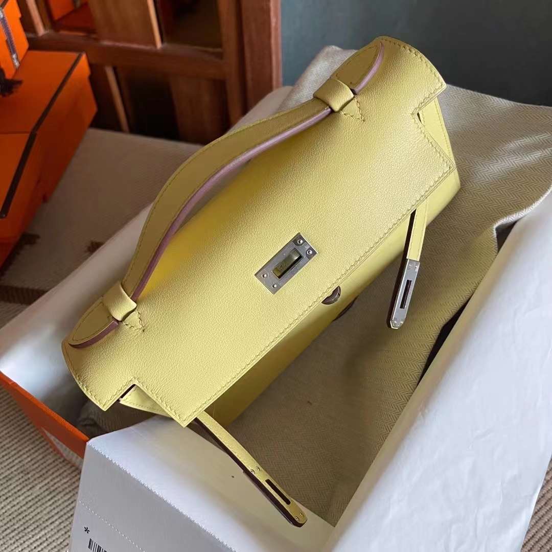 KL pochette swift 1Z小鸡黄  银