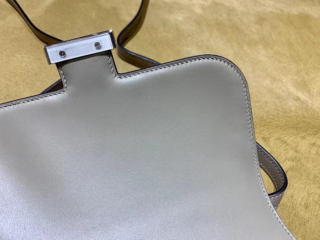 VIP一级品 constance 19cm  Everclor M8沥青灰/银扣 手工缝制