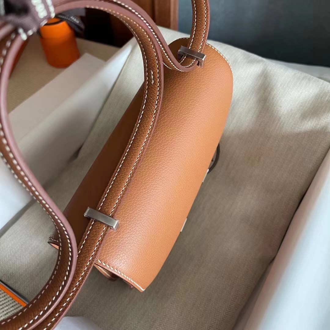 Canada HM Constance 18 Evercolor calfskin CK37 gold 金棕色